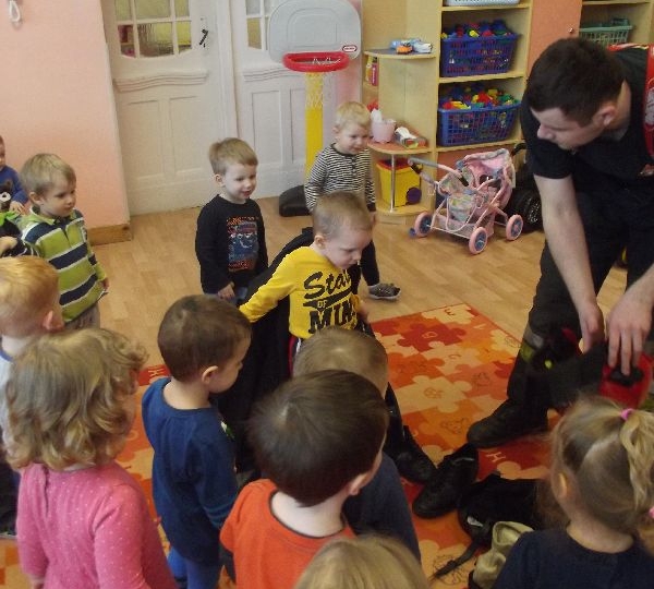 Wizyta Pana Strażaka